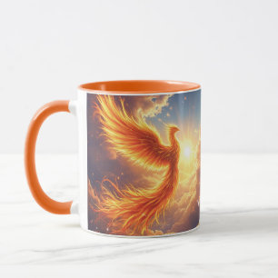 Mug Imaginaire Flamme mignonne Phoenix augmente