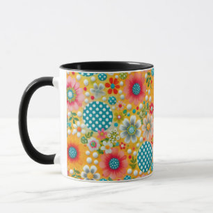 Mug Imaginaire floral Élégante pâte à café