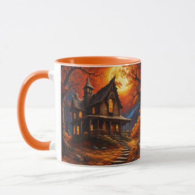 Mug Imaginaire Joli Vivid Vieux Cabine Automne (Gauche)