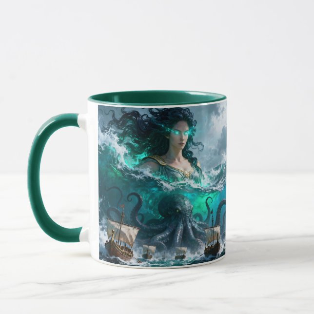 Mug Imaginaire Mer Mignonne Créature Antique (Gauche)