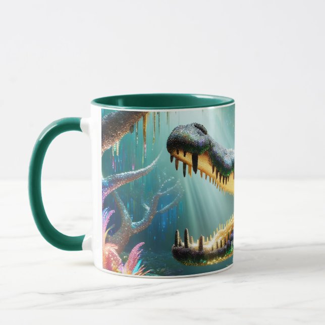 Mug Imaginaire mignon Crocodile Enchantée Jungle (Gauche)