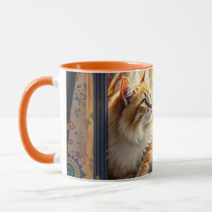 Mug Imaginaire mûre fenêtre matin Chat
