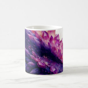 Mug Imaginaire mystique Améthyste cristal Dragon Bête