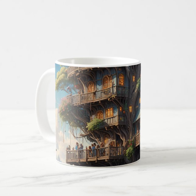 Mug Imaginaire Treehouse ensemble de (Devant gauche)
