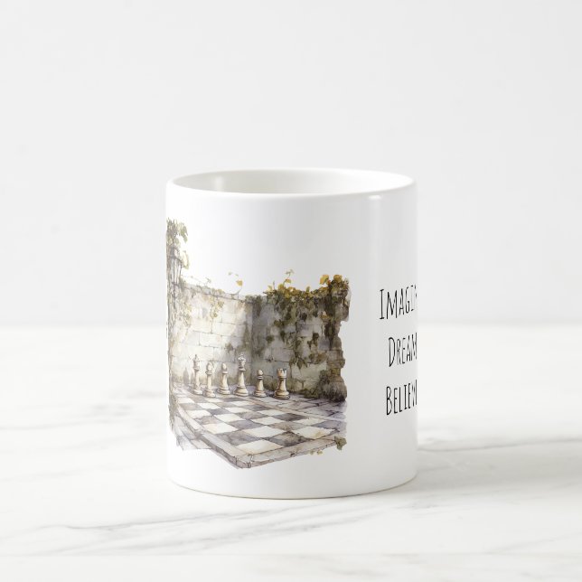 Mug Imagine Dream Believe Giant Chess Board (Centre)