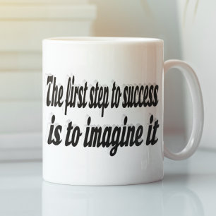 Mug Imaginez un devis motivatif de réussite