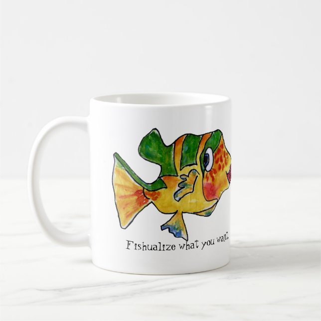 Mug ImaginOCEAN Boîte de dessin Poisson (Gauche)