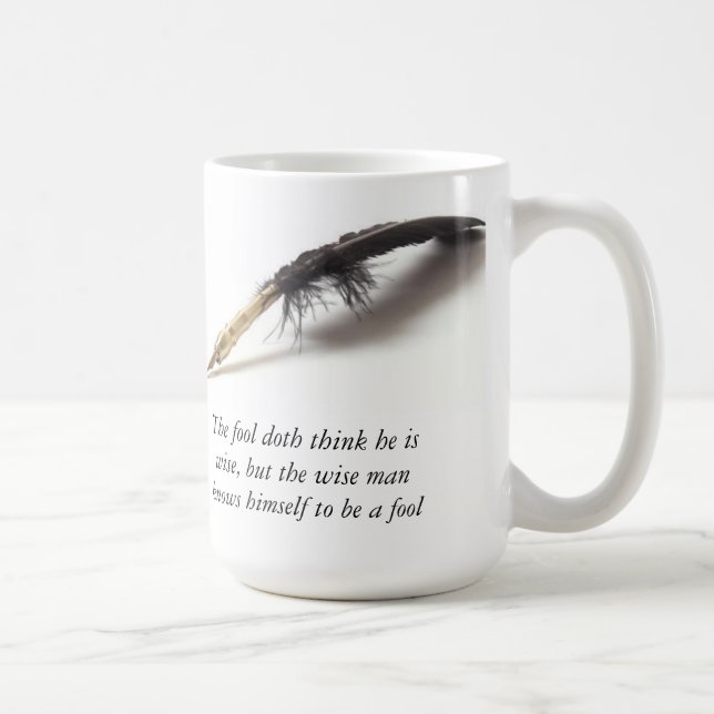 Mug Imbécile sage de Shakespeare | (Droite)