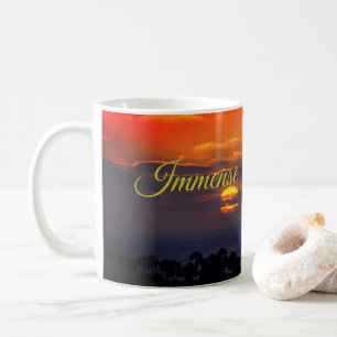 Mug Immense Gratitude Sunset Beach Inspiré