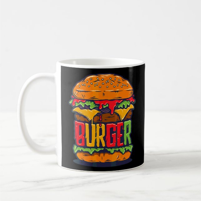 Mug Immense Hamburger Cheeseburger Restaurant Burger (Gauche)