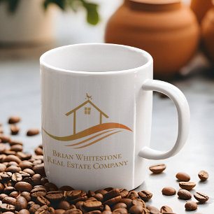Mug Immobilier Société Gold House Logo Realtor Personn