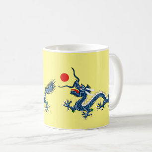 Mug Imperial Blue Dragon Asie Drapeau Culture Design