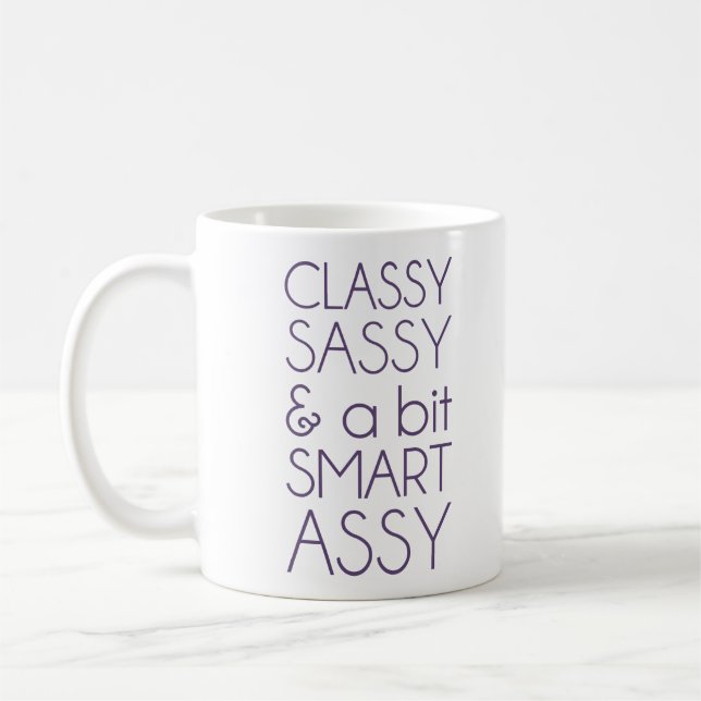 Mug Impertinent chic et un Assy de Smart de peu (Gauche)
