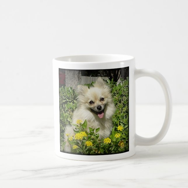 Mug Impertinent - le bonheur est l'amour d'un Pomera (Droite)