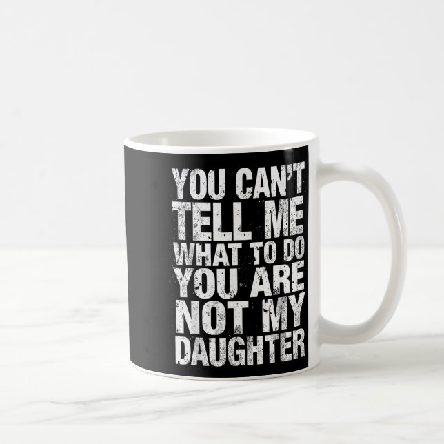 Mug Impossible de dire quoi faire Fille Pères Papa (Droite)