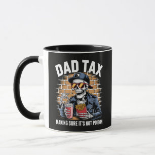 Mug Impôt Papa S'assurant que ce n'est pas un squelett