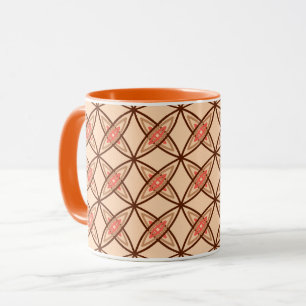 Mug Impression atomique moderne du milieu du siècle - 