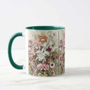 Mug Impression botanique vintage d'orchidée par Ernst 