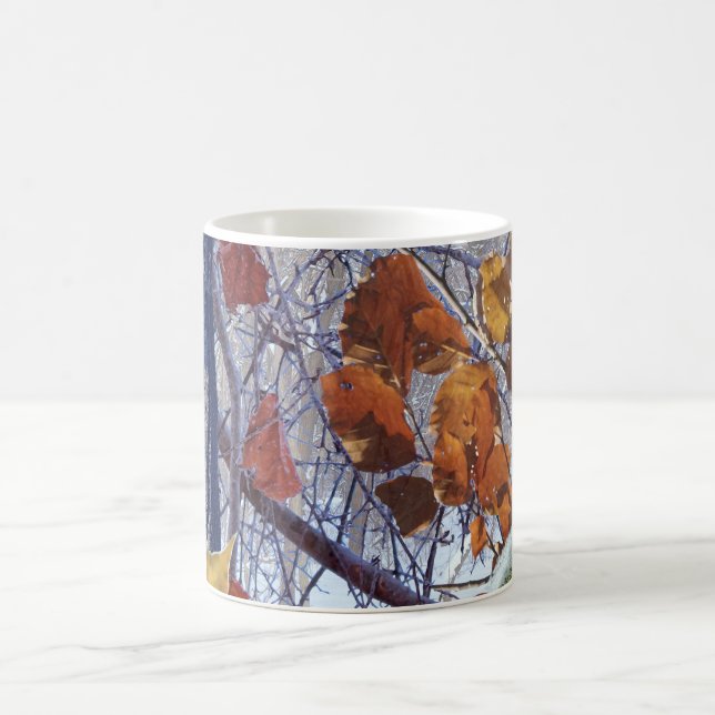 Mug Impression Camion de la première forêt d'hiver de  (Centre)