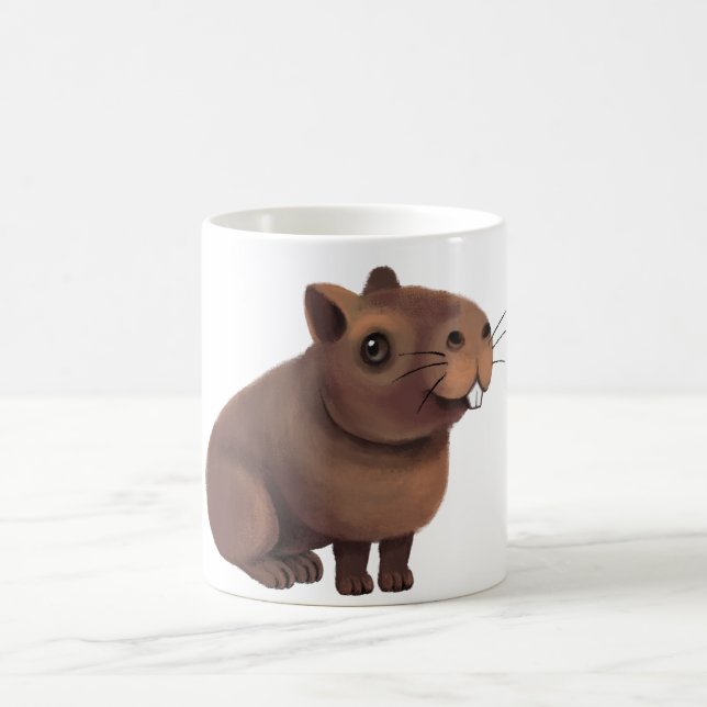 Mug Impression Capybara mignonne. (Centre)