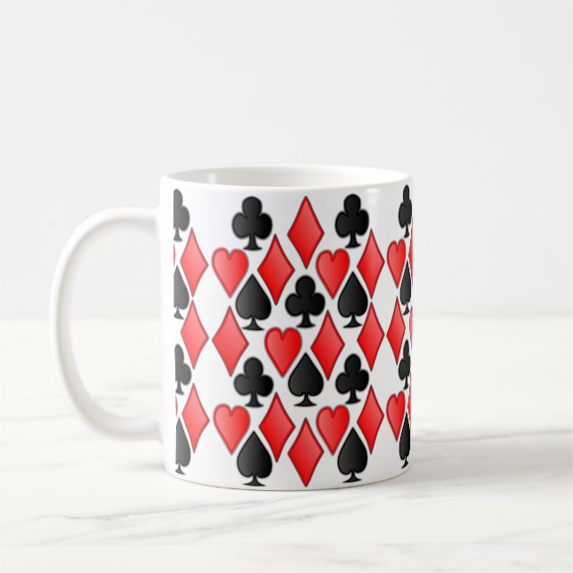 Mug Impression Cœur et Trèfle Carreau de Pique Wonderl (Gauche)