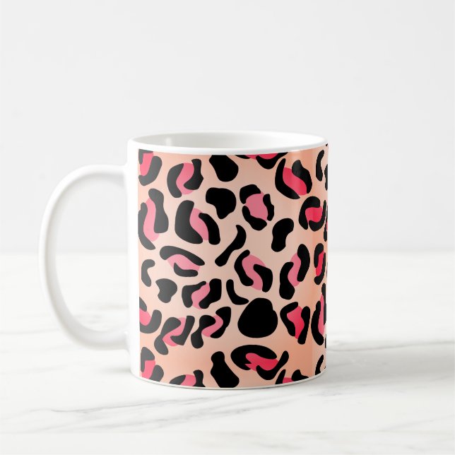 Mug Impression d'animal de motif léopard moderne (Gauche)