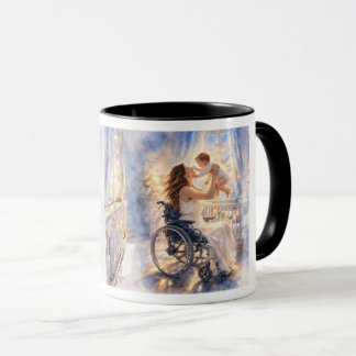 Mug Impression d'art aquarelle « La promesse de maman 
