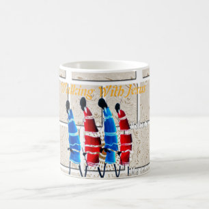 Mug Impression d'art chrétien des Morans Masaï