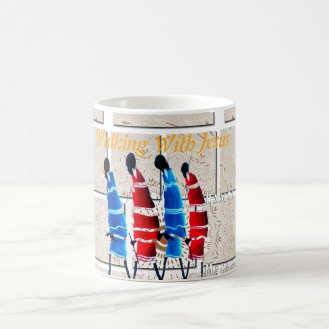 Mug Impression d'art chrétien des Morans Masaï (Centre)