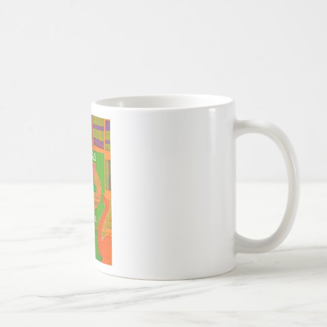 Mug Impression d'art de girafe Hakuna (Droite)