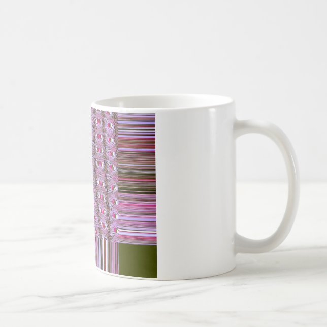 Mug Impression d'art de motif abstrait dense et comple (Droite)