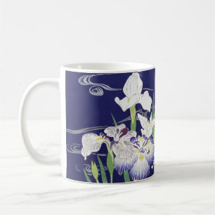 Mug Impression d'art Iris Japonais Vintage Kogyo Tsuki