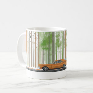 Mug Impression d'art mural de voitures américaines cla