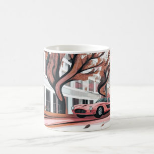 Mug Impression d'art mural de voitures américaines cla