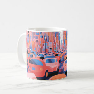 Mug Impression d'art mural de voitures américaines cla