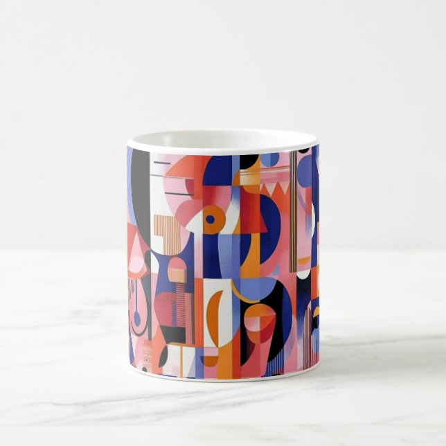 Mug Impression d'art mural Formes géométriques et Coul (Centre)