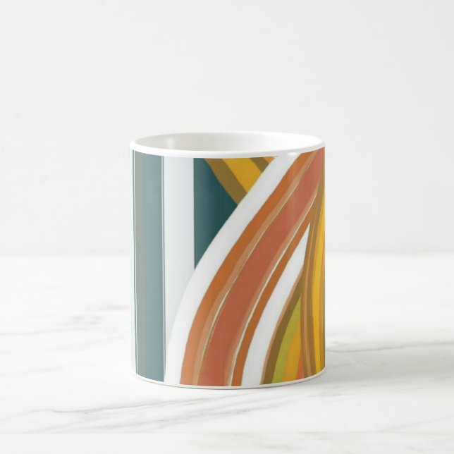 Mug Impression d'art mural Formes géométriques et coul (Centre)