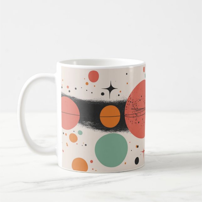 Mug Impression d'art mural Formes géométriques et coul (Gauche)