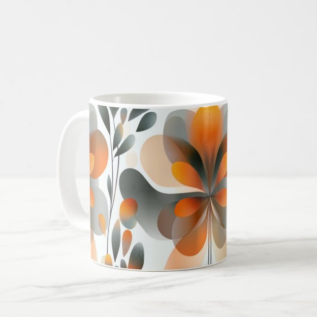 Mug Impression d'art mural Formes géométriques et Coul (Devant gauche)
