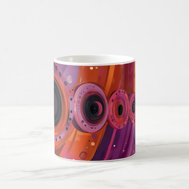 Mug Impression d'art mural Formes géométriques et coul (Centre)
