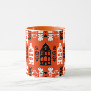 Mug Impression d'art populaire hollandais Pays-Bas