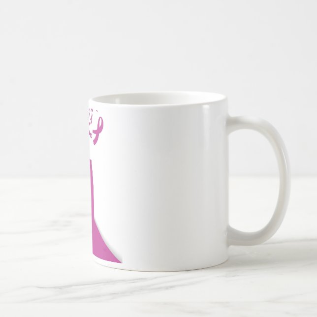 Mug Impression d'art sur la sensibilisation au cancer  (Droite)