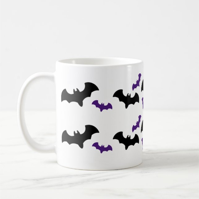 Mug Impression de chauve-souris Halloween  (Gauche)
