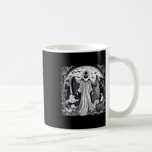 Mug Impression de cimetière effrayant et fantomatique  (Droite)