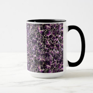 Mug Impression de cristal de pierre précieuse d'améthy