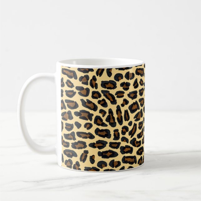 Mug Impression de fourrure Leopard (Gauche)