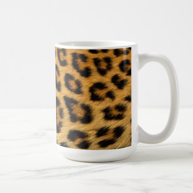 Mug Impression de fourrure Leopard (Droite)