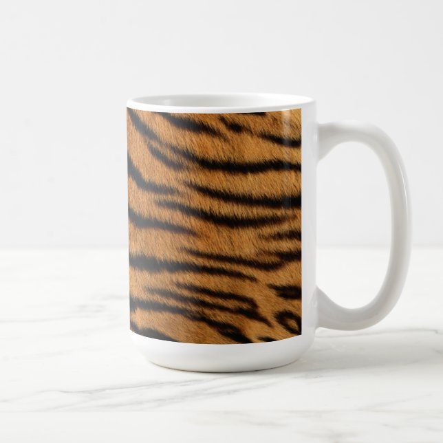 Mug Impression de la fourrure en bande de tigre (Droite)