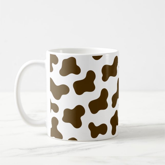 Mug Impression de la vache Brown (Gauche)