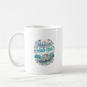 Mug Impression de voyage magique licorne prête POD_
